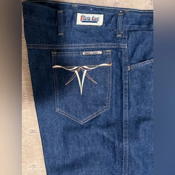 Vintage Live Ins high waist Indigo 70’s Jeans - NWOT
